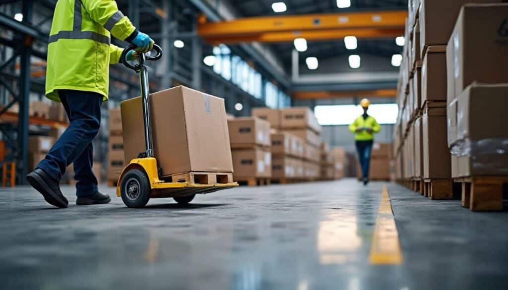 Règles de sécurité pour un dolly de manutention en industrie