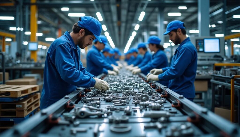 Quels sont les enjeux de l’ordonnancement sur une chaîne de montage industrielle ?