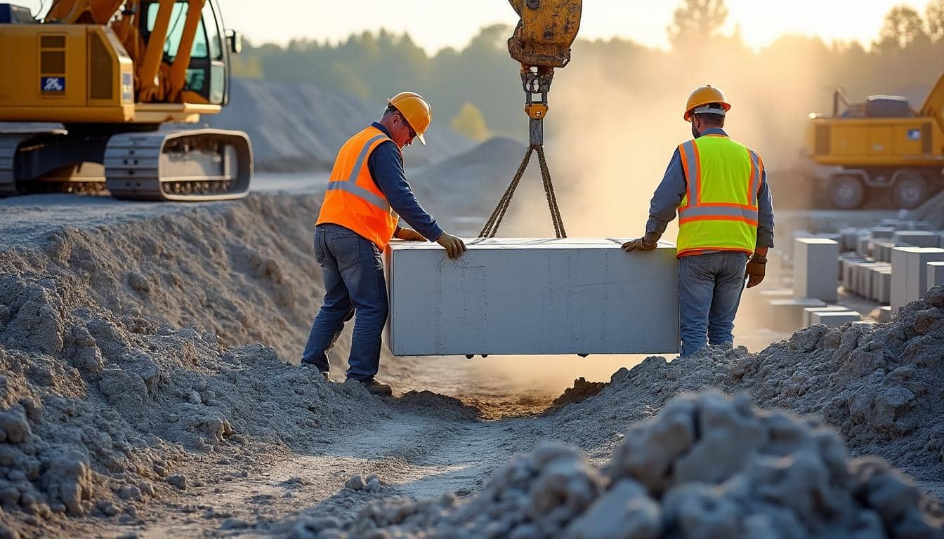 Quels engins logistiques utiliser pour la manutention du béton ?