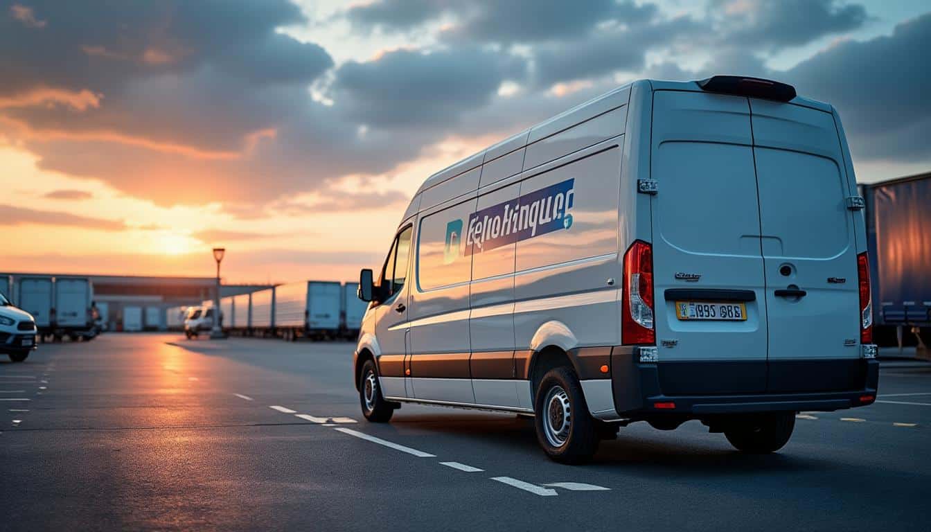 Le marquage sur les véhicules pour identifier une flotte industrielle