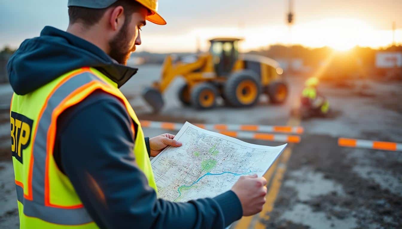 Illustration: Comprendre la notion de zone de déplacement dans le secteur du BTP