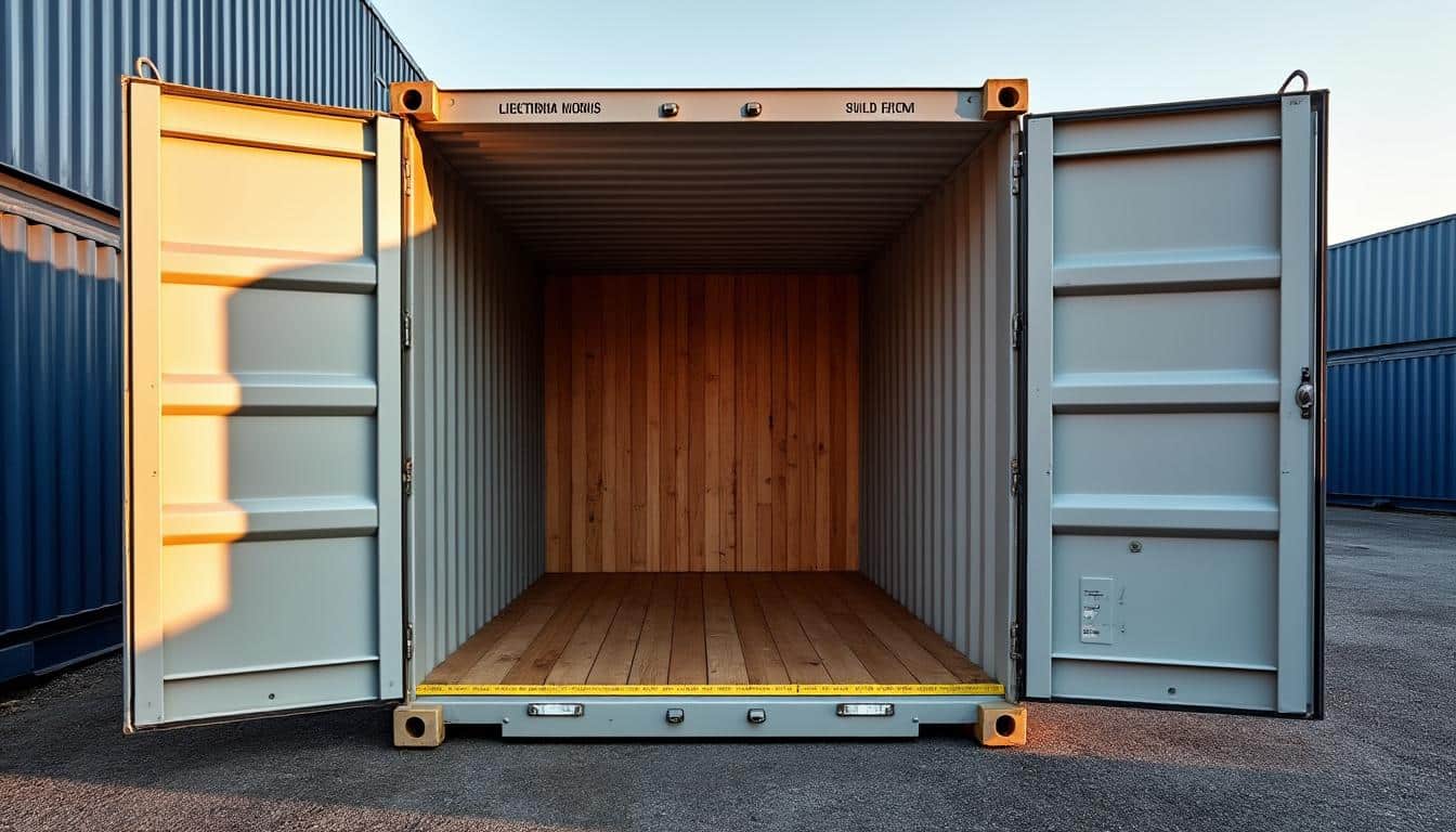 Illustration: Comprendre les dimensions et caractéristiques du container de 20 pieds