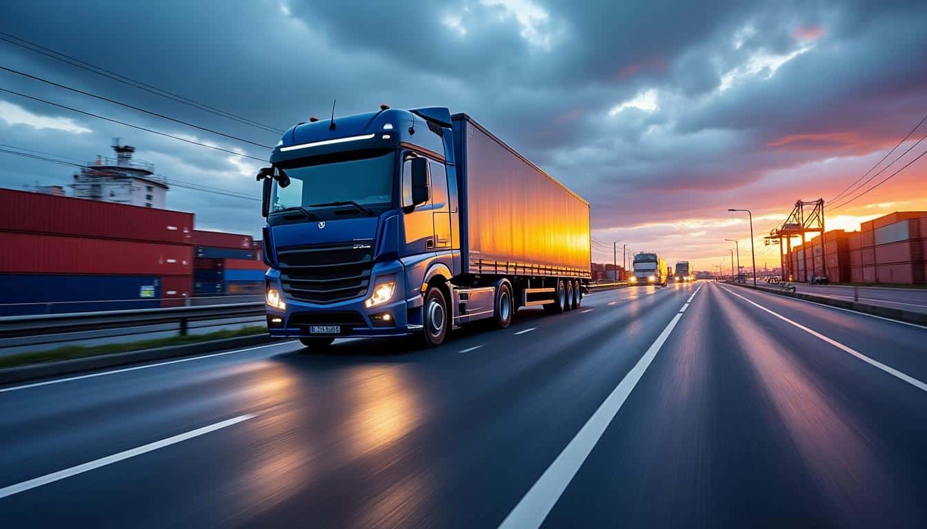 Illustration: Pourquoi le transport routier au Havre est un secteur majeur pour votre logistique