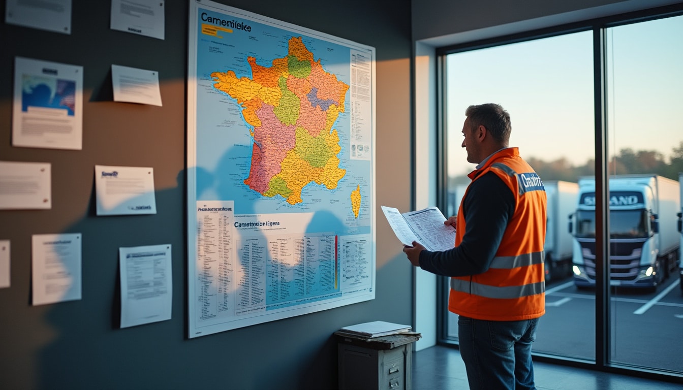 Illustration: Comment choisir la meilleure entreprise de transport routier poids lourd selon votre région