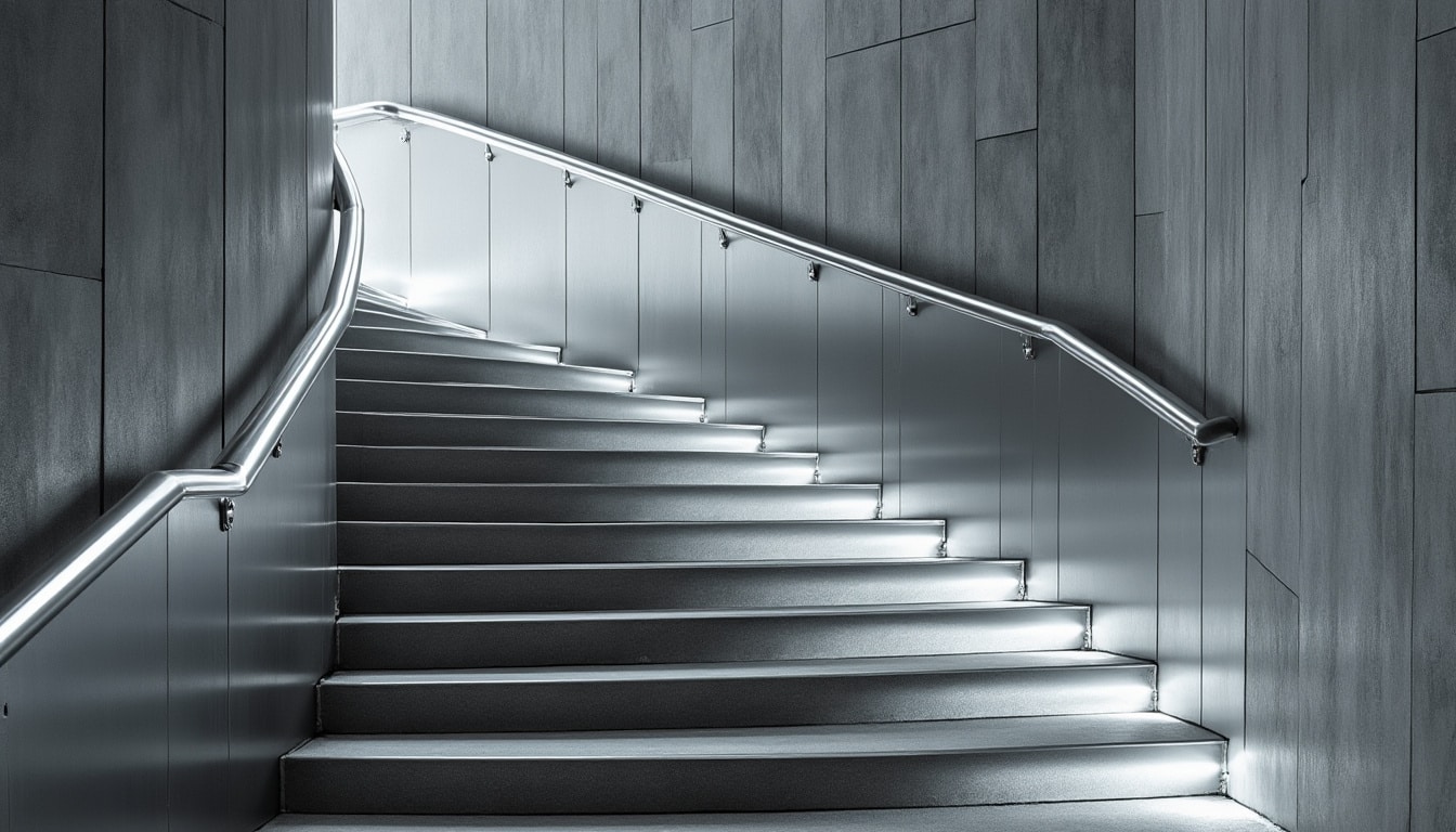 Escalier en acier : robustesse, design et choix modulables