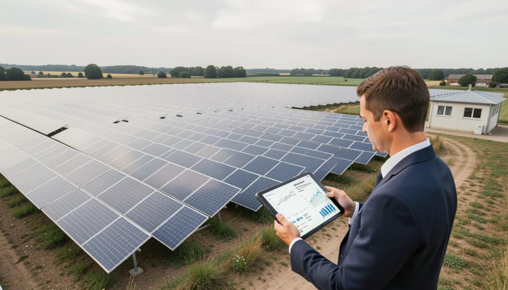 Combien rapportent 1 000 m² de panneaux solaires ?