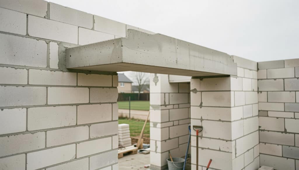 Linteau en béton : choix, pose et dimensions