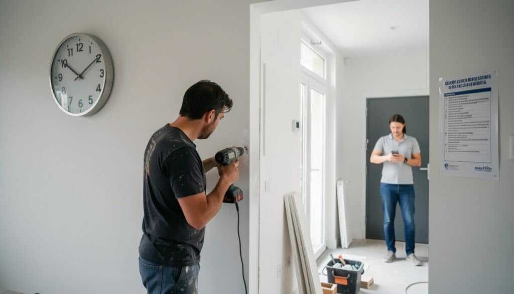 Horaires des travaux en appartement : règles et recours